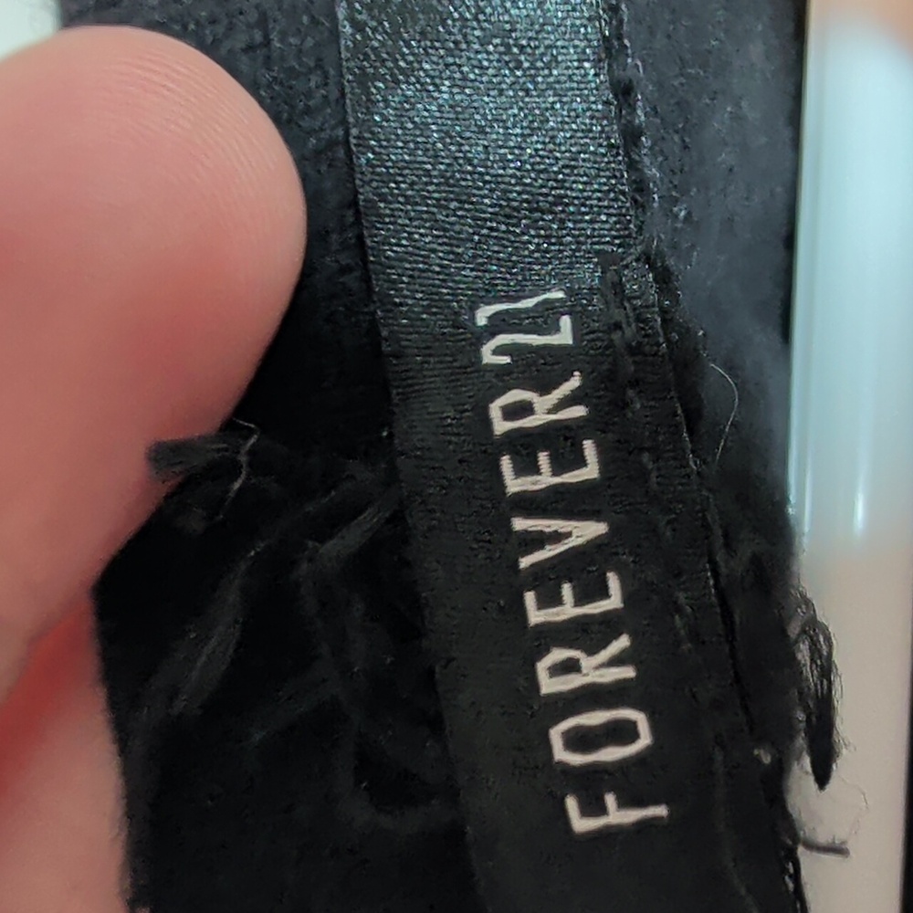 Forever 21 Black Motorcycle Graphic Tee, Medium, PTP 20 - Picture 3 of 4